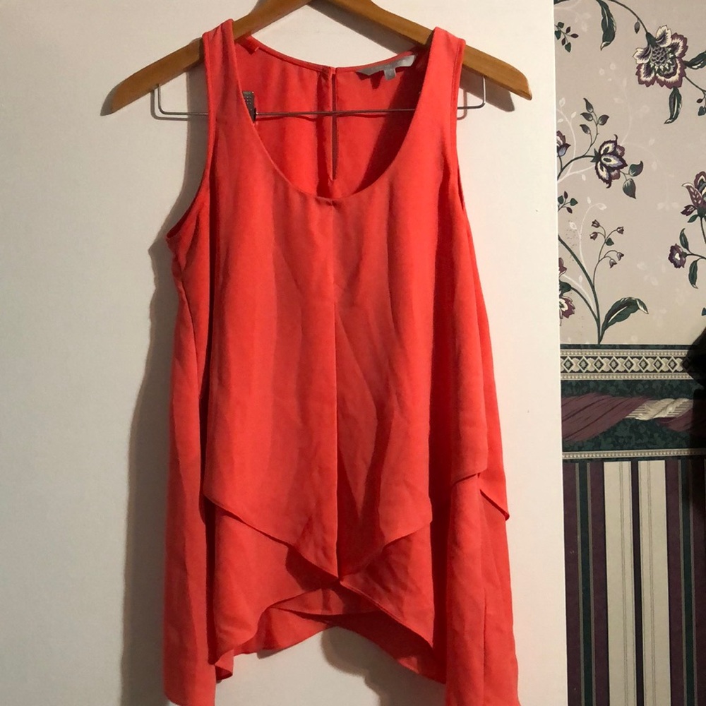 Coral pink tank top